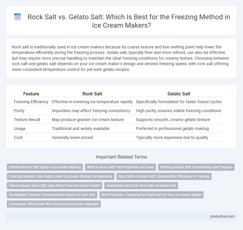 Rock Salt vs. Gelato Salt: Which Is Best for the Freezing Method in Ice Cream Makers?
