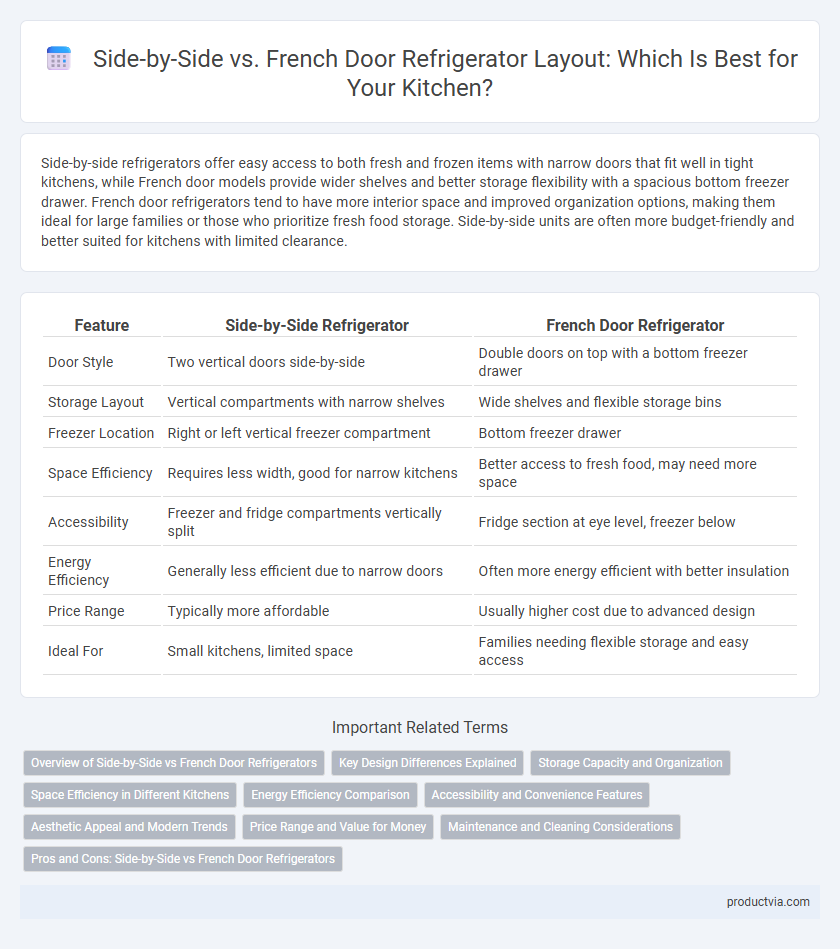 Side-by-Side vs. French Door Refrigerator Layout: Which Is Best for Your Kitchen?