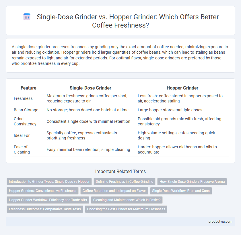 Single-Dose Grinder vs. Hopper Grinder: Which Offers Better Coffee Freshness?