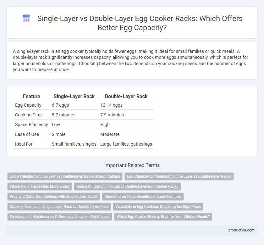 Single-Layer vs Double-Layer Egg Cooker Racks: Which Offers Better Egg Capacity?
