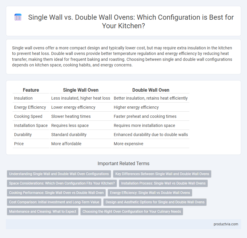 Single Wall vs. Double Wall Ovens: Which Configuration is Best for Your Kitchen?