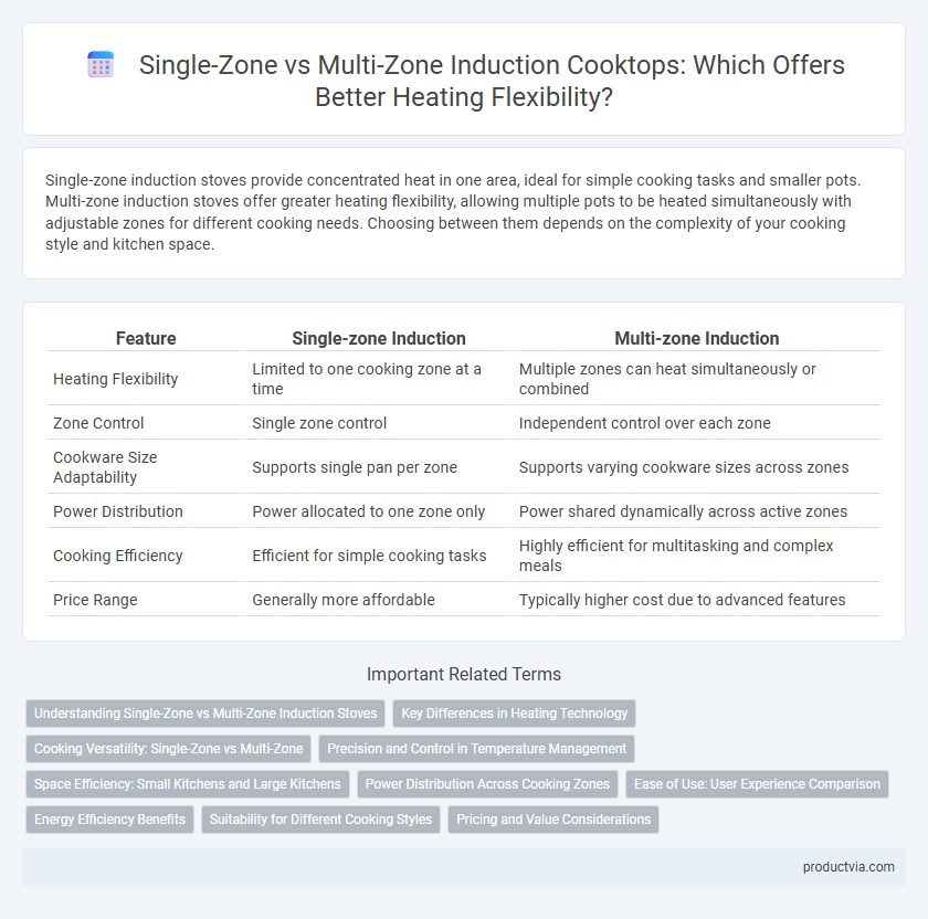 Single-Zone vs Multi-Zone Induction Cooktops: Which Offers Better Heating Flexibility?