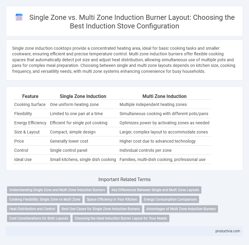 Single Zone vs. Multi Zone Induction Burner Layout: Choosing the Best Induction Stove Configuration