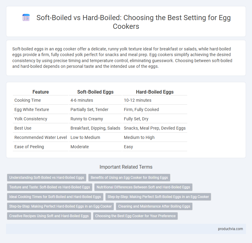 Soft-Boiled vs Hard-Boiled: Choosing the Best Setting for Egg Cookers