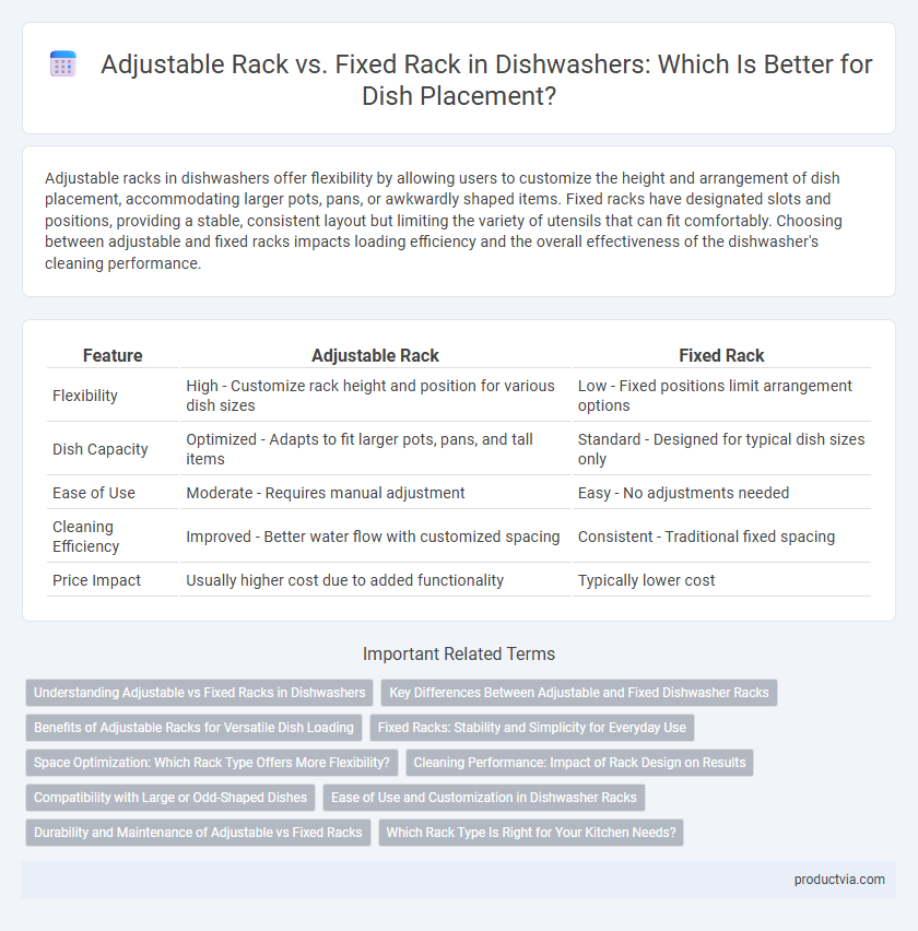 Adjustable Rack vs. Fixed Rack in Dishwashers: Which Is Better for Dish Placement?