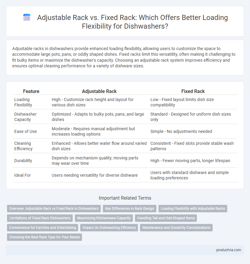 Adjustable Rack vs. Fixed Rack: Which Offers Better Loading Flexibility for Dishwashers?