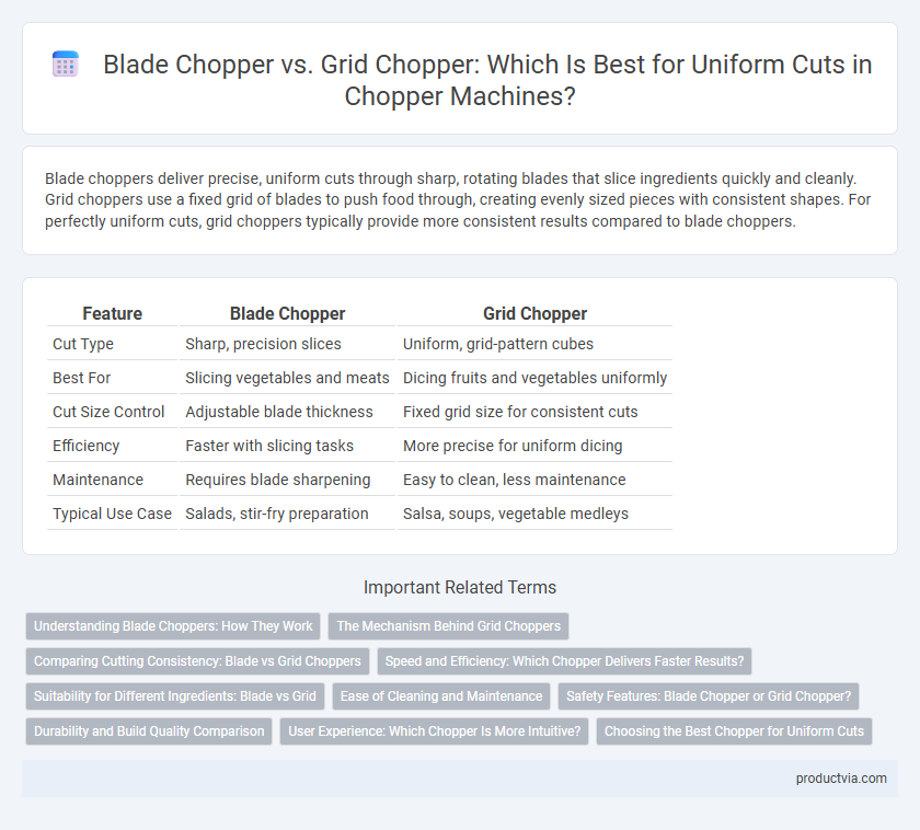 Blade Chopper vs. Grid Chopper: Which Is Best for Uniform Cuts in Chopper Machines?