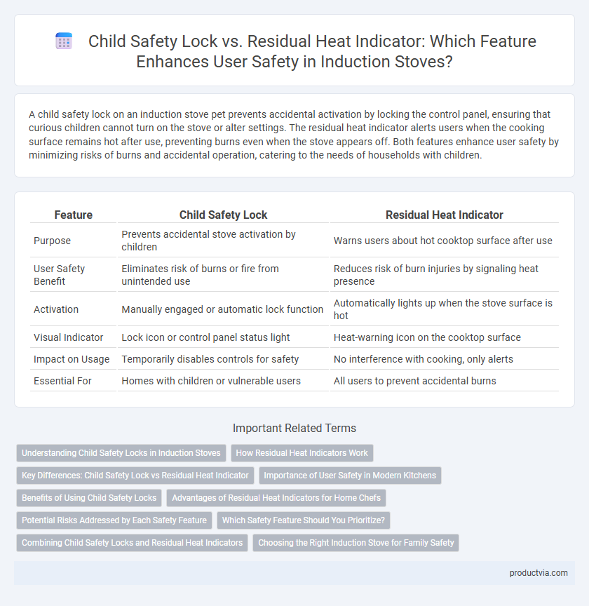 Child Safety Lock vs. Residual Heat Indicator: Which Feature Enhances User Safety in Induction Stoves?