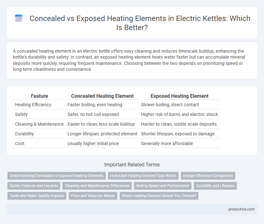Concealed vs Exposed Heating Elements in Electric Kettles: Which Is Better?