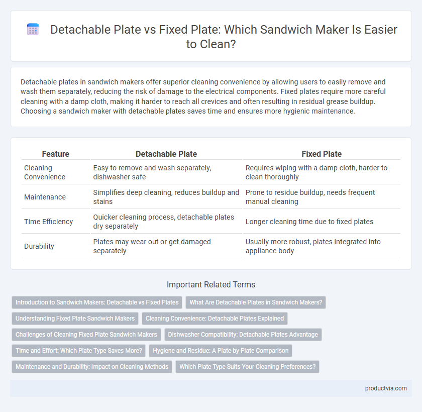 Detachable Plate vs Fixed Plate: Which Sandwich Maker Is Easier to Clean?