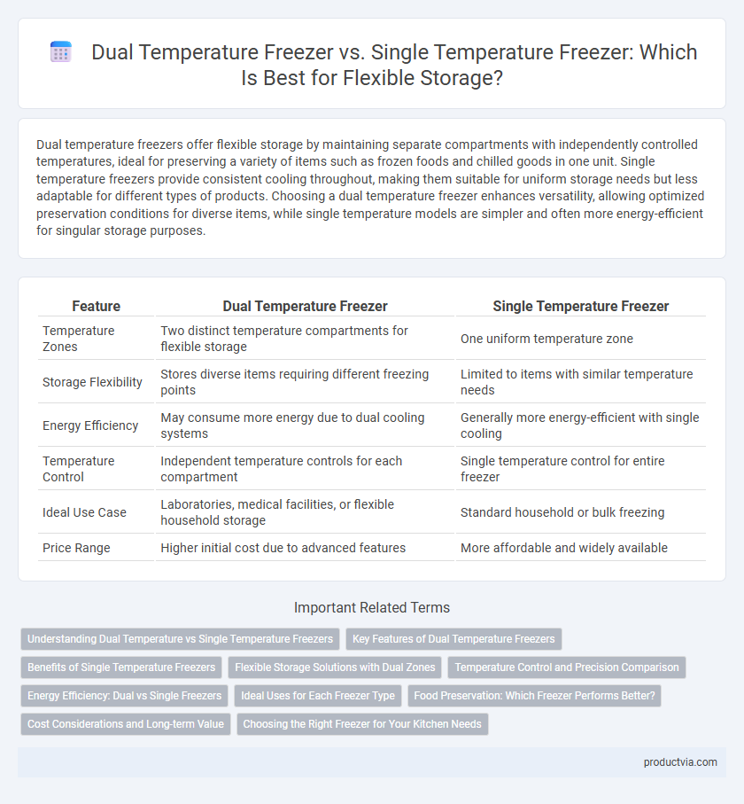 Dual Temperature Freezer vs. Single Temperature Freezer: Which Is Best for Flexible Storage?
