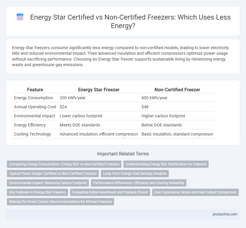 Energy Star Certified vs Non-Certified Freezers: Which Uses Less Energy?