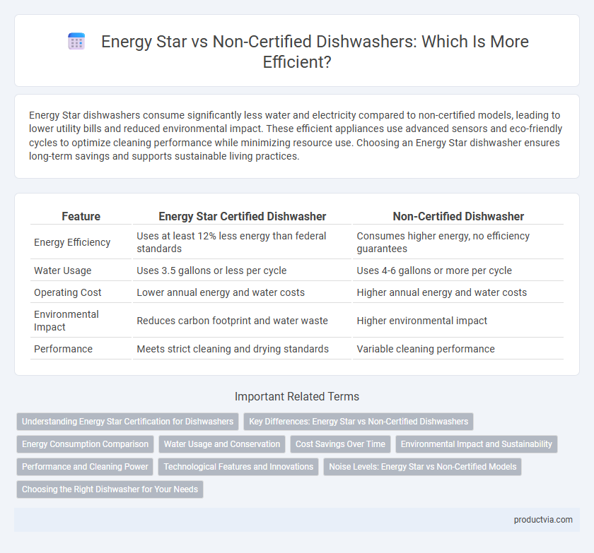 Energy Star vs Non-Certified Dishwashers: Which Is More Efficient?