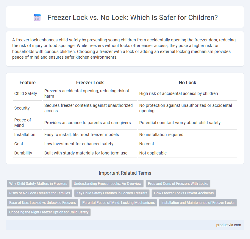 Freezer Lock vs. No Lock: Which Is Safer for Children?