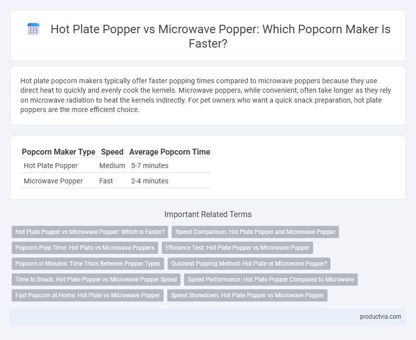 Hot Plate Popper vs Microwave Popper: Which Popcorn Maker Is Faster?