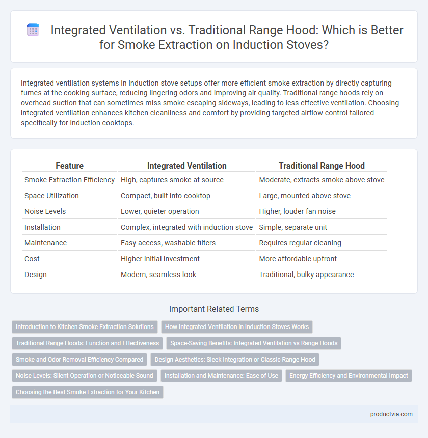 Integrated Ventilation vs. Traditional Range Hood: Which is Better for Smoke Extraction on Induction Stoves?