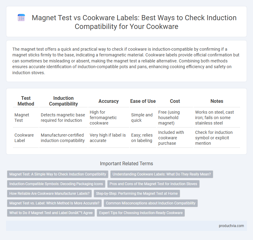 Magnet Test vs Cookware Labels: Best Ways to Check Induction Compatibility for Your Cookware