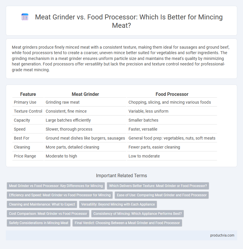 Meat Grinder vs. Food Processor: Which Is Better for Mincing Meat?