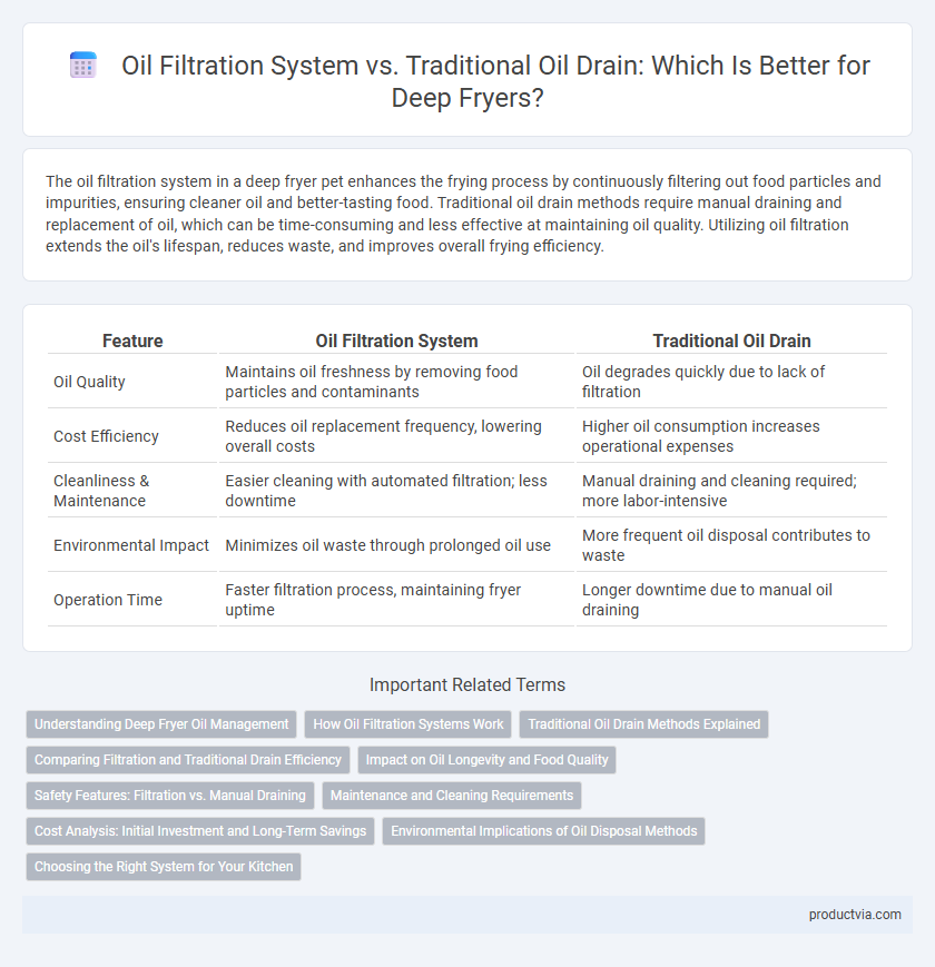 Oil Filtration System vs. Traditional Oil Drain: Which Is Better for Deep Fryers?
