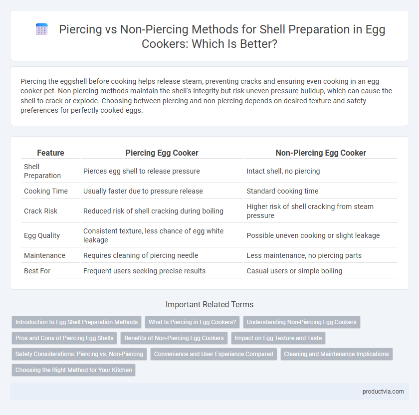 Piercing vs Non-Piercing Methods for Shell Preparation in Egg Cookers: Which Is Better?