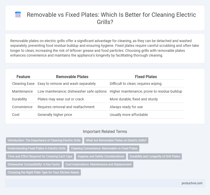 Removable vs Fixed Plates: Which Is Better for Cleaning Electric Grills?