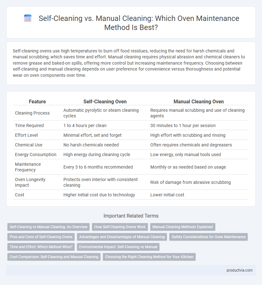 Self-Cleaning vs. Manual Cleaning: Which Oven Maintenance Method Is Best?