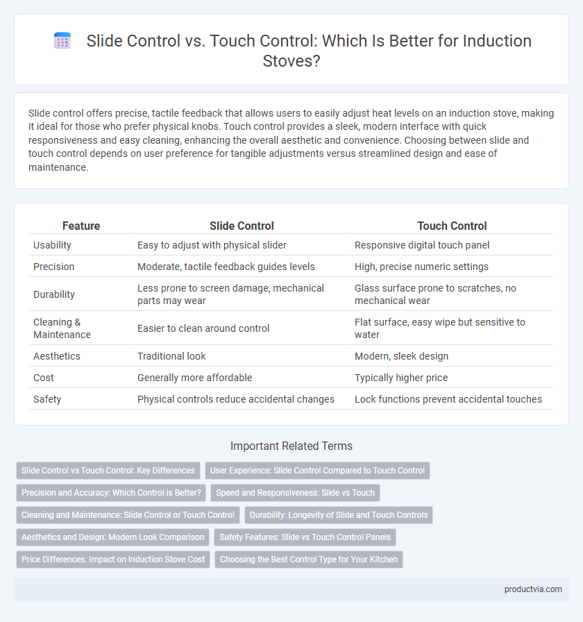 Slide Control vs. Touch Control: Which Is Better for Induction Stoves?