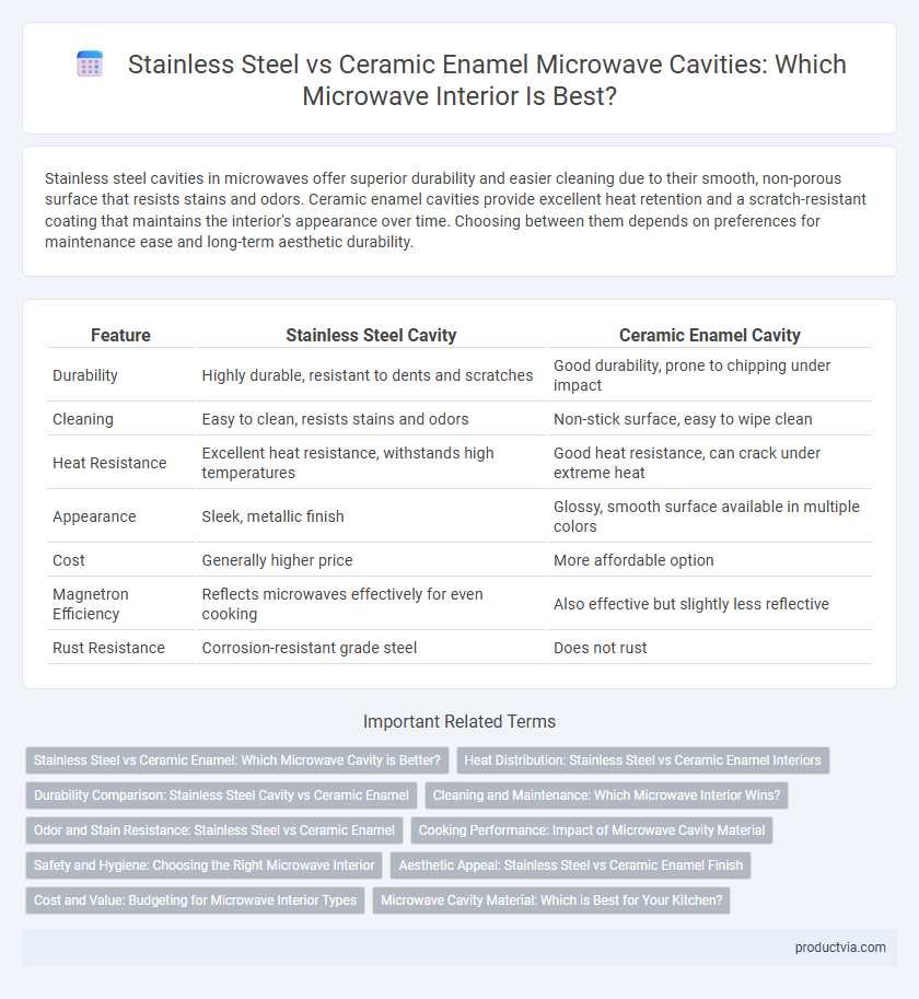 Stainless Steel vs Ceramic Enamel Microwave Cavities: Which Microwave Interior Is Best?