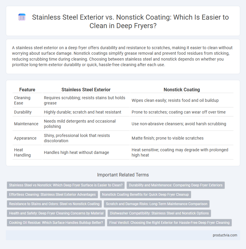 Stainless Steel Exterior vs. Nonstick Coating: Which Is Easier to Clean in Deep Fryers?