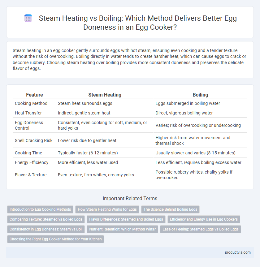 Steam Heating vs Boiling: Which Method Delivers Better Egg Doneness in an Egg Cooker?