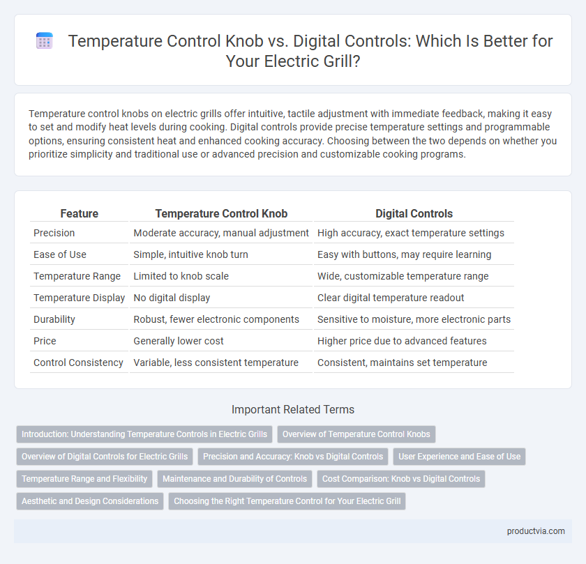 Temperature Control Knob vs. Digital Controls: Which Is Better for Your Electric Grill?