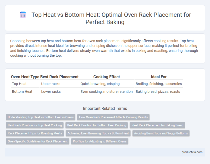 Top Heat vs Bottom Heat: Optimal Oven Rack Placement for Perfect Baking