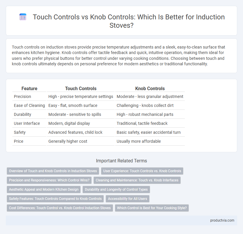 Touch Controls vs Knob Controls: Which Is Better for Induction Stoves?