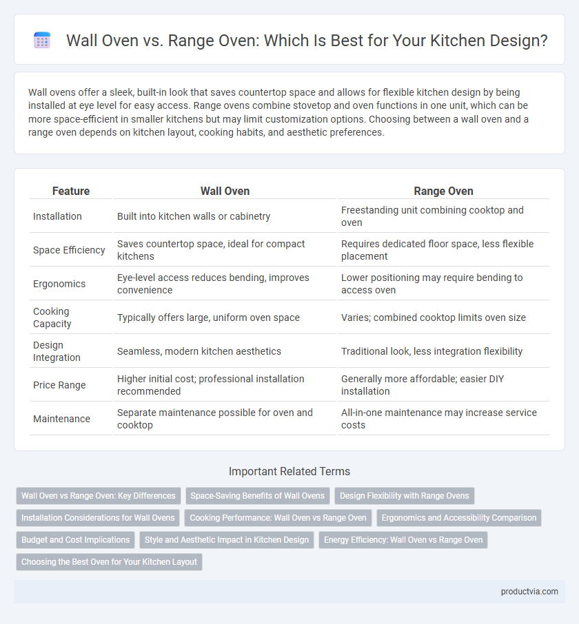 Wall Oven vs. Range Oven: Which Is Best for Your Kitchen Design?