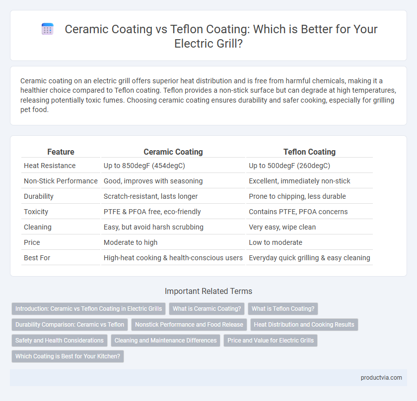 Ceramic Coating vs Teflon Coating: Which is Better for Your Electric Grill?
