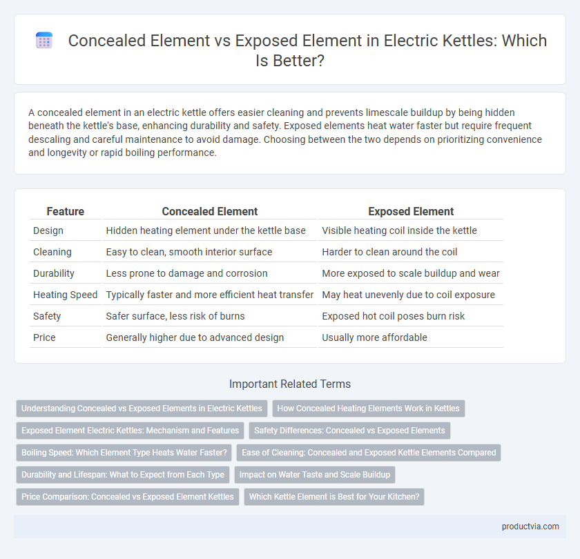 Concealed Element vs Exposed Element in Electric Kettles: Which Is Better?