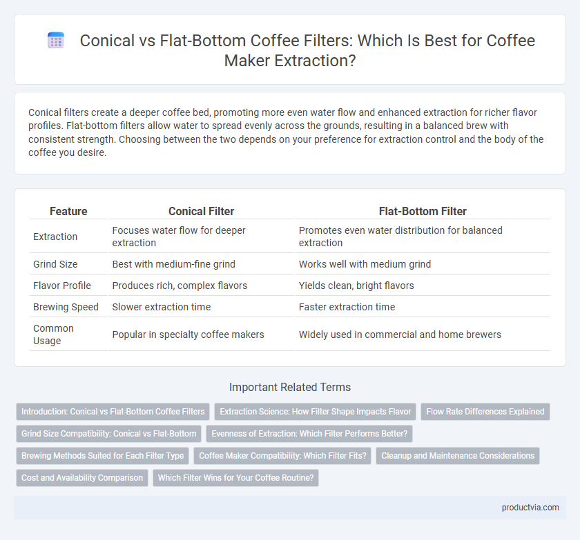 Conical vs Flat-Bottom Coffee Filters: Which Is Best for Coffee Maker Extraction?