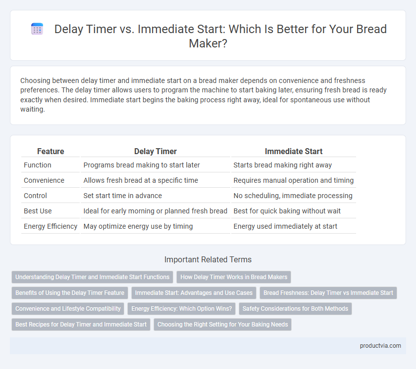 Delay Timer vs. Immediate Start: Which Is Better for Your Bread Maker?