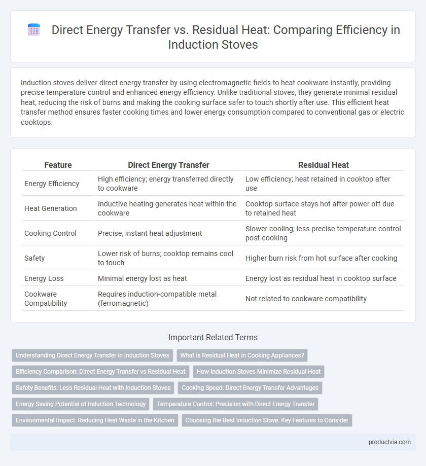 Direct Energy Transfer vs. Residual Heat: Comparing Efficiency in Induction Stoves