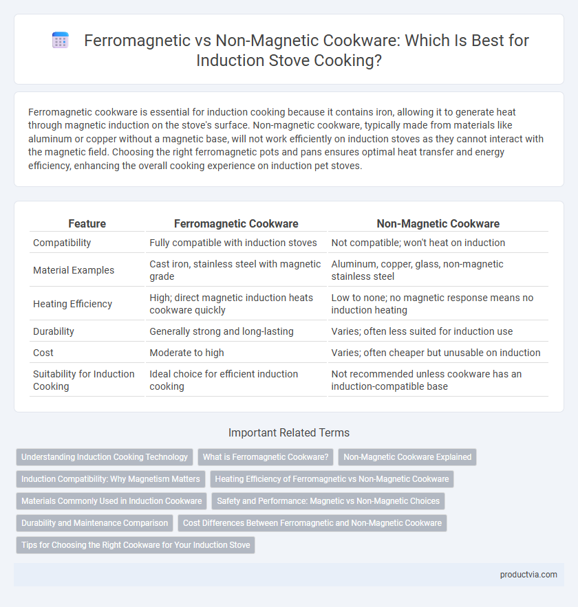 Ferromagnetic vs Non-Magnetic Cookware: Which Is Best for Induction Stove Cooking?