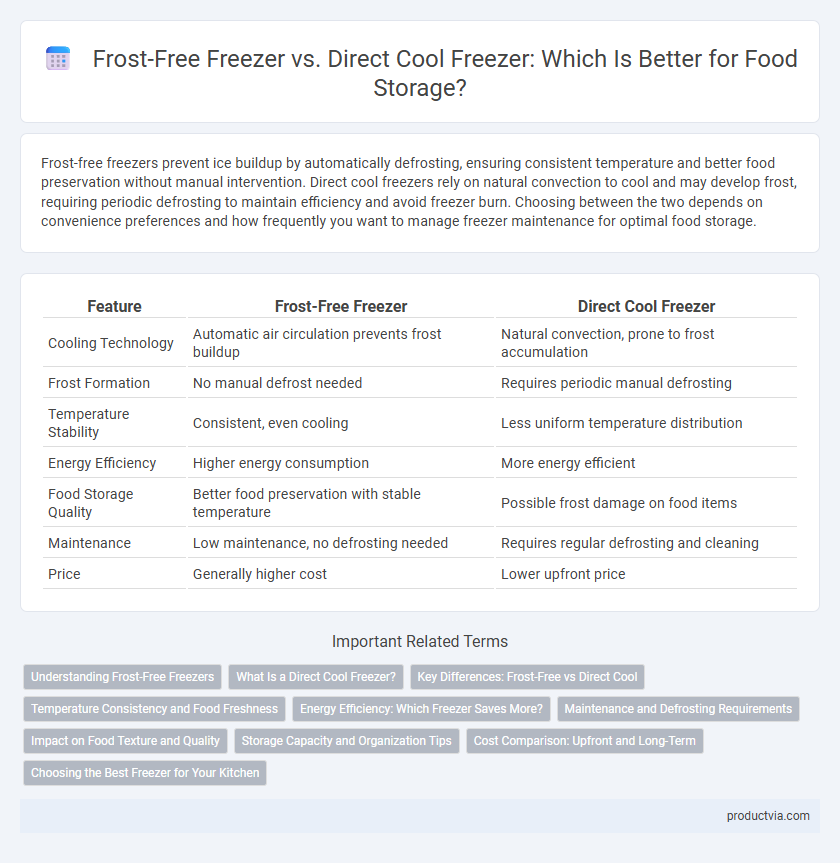 Frost-Free Freezer vs. Direct Cool Freezer: Which Is Better for Food Storage?