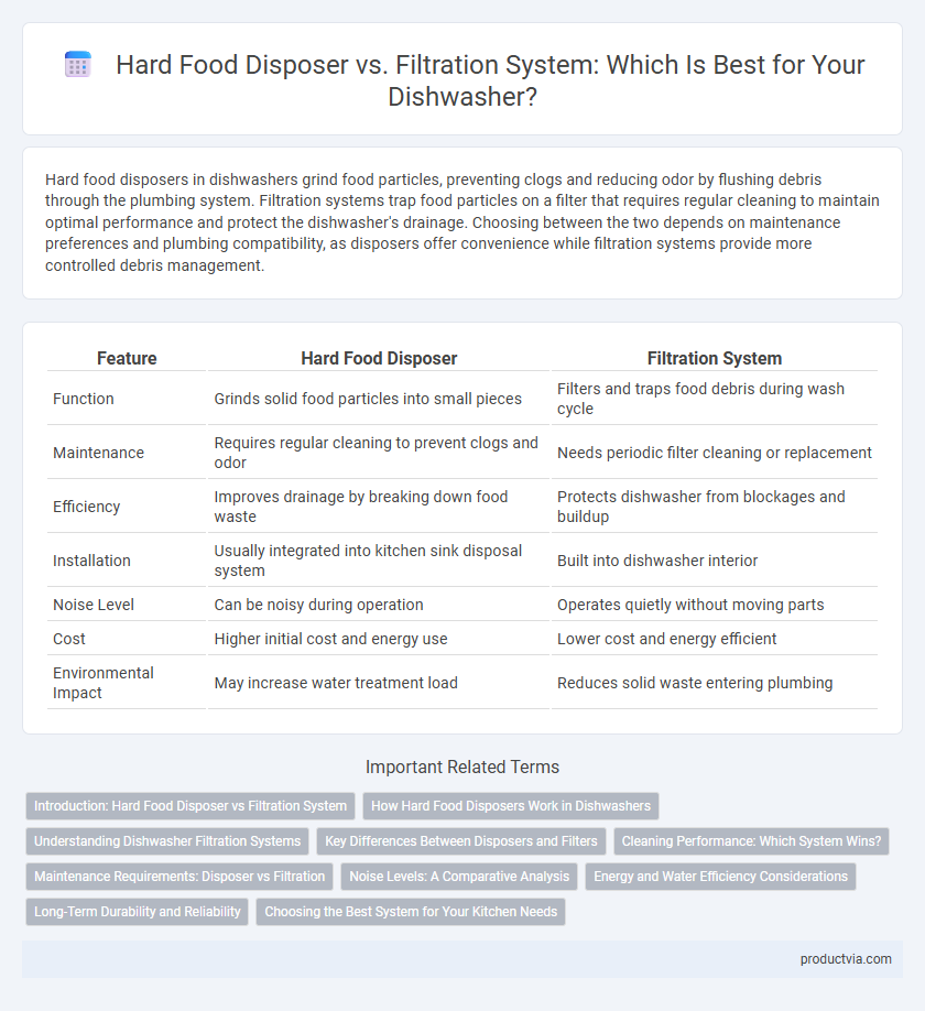 Hard Food Disposer vs. Filtration System: Which Is Best for Your Dishwasher?