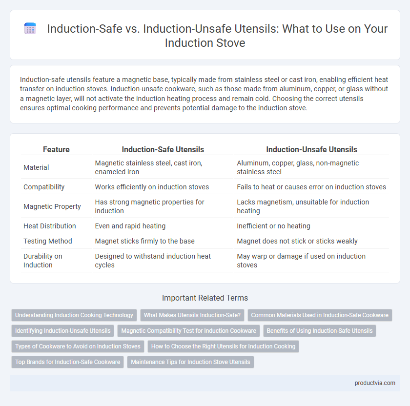 Induction-Safe vs. Induction-Unsafe Utensils: What to Use on Your Induction Stove