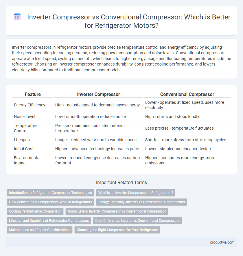 Inverter Compressor vs Conventional Compressor: Which is Better for Refrigerator Motors?