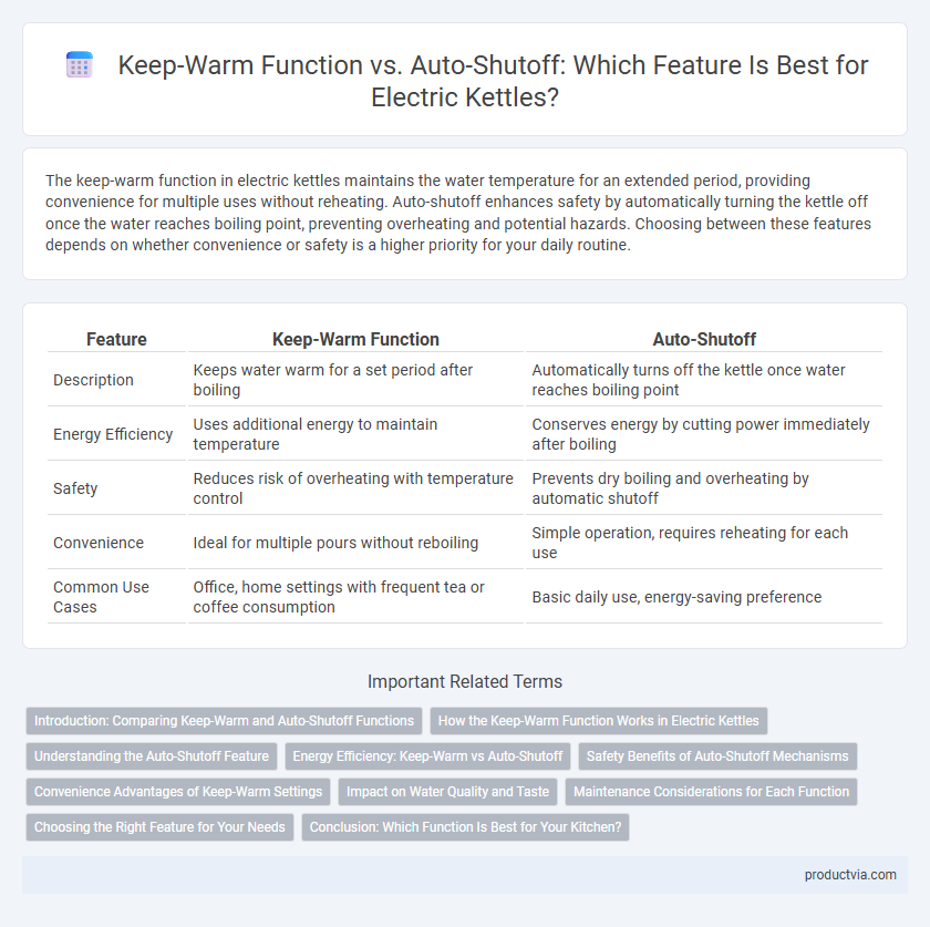 Keep-Warm Function vs. Auto-Shutoff: Which Feature Is Best for Electric Kettles?