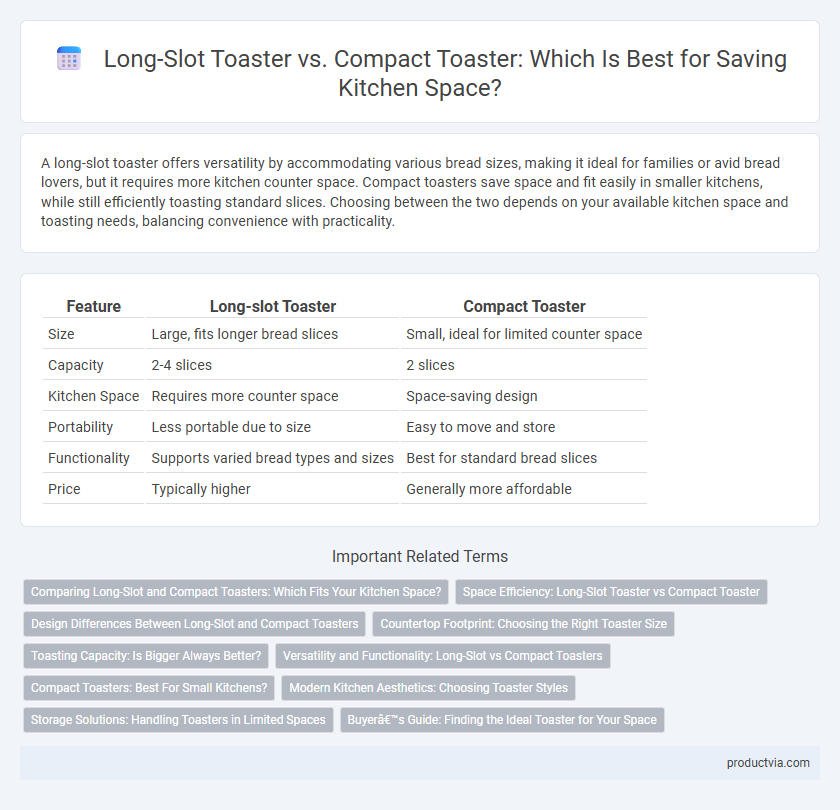 Long-Slot Toaster vs. Compact Toaster: Which Is Best for Saving Kitchen Space?