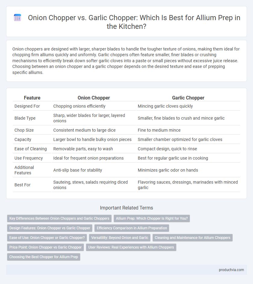 Onion Chopper vs. Garlic Chopper: Which Is Best for Allium Prep in the Kitchen?