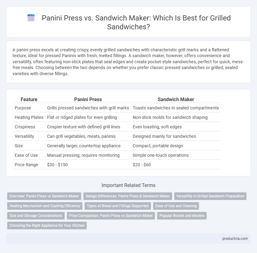 Panini Press vs. Sandwich Maker: Which Is Best for Grilled Sandwiches?