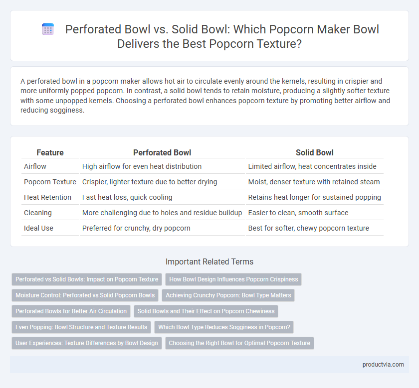 Perforated Bowl vs. Solid Bowl: Which Popcorn Maker Bowl Delivers the Best Popcorn Texture?