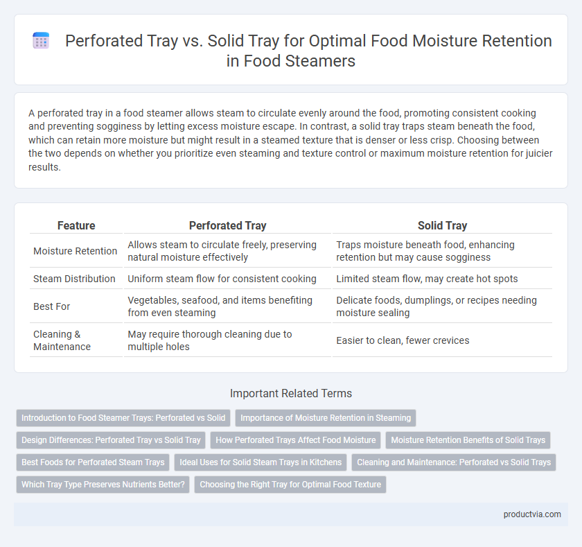 Perforated Tray vs. Solid Tray for Optimal Food Moisture Retention in Food Steamers